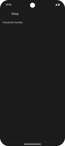 Press Voicemail number.