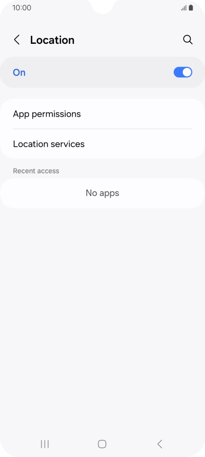 Press App permissions.