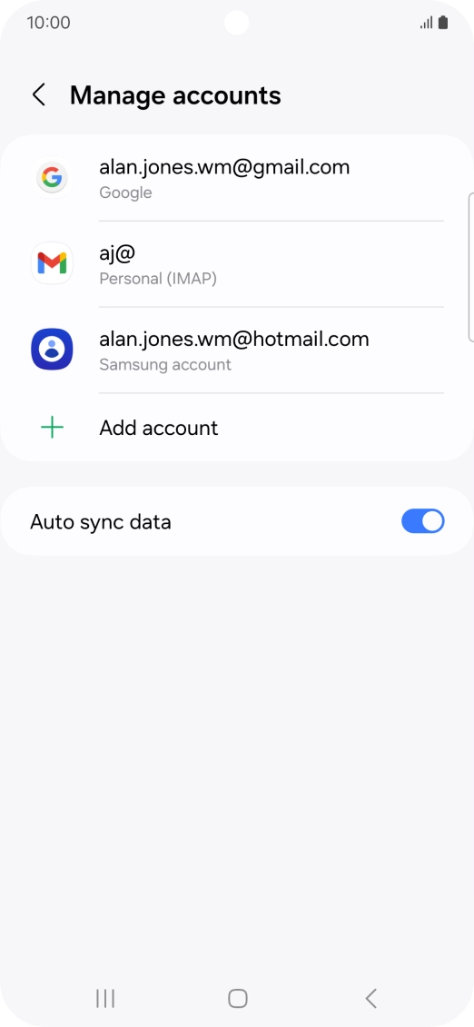 Press the Home key to return to the home screen.