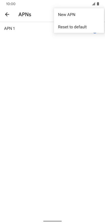 Press New APN.