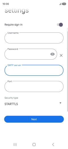 Press the field below 