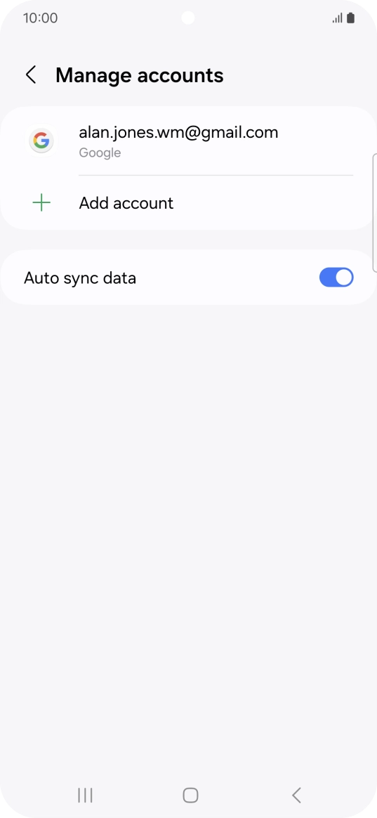 Press the Home key to return to the home screen.