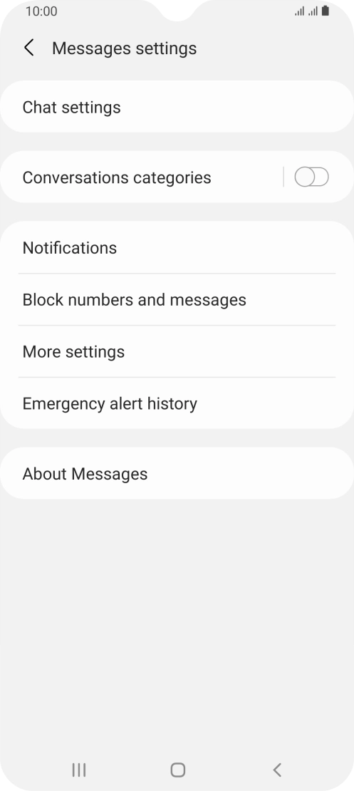 Press More settings.
