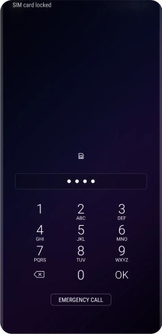If you're asked to key in your PIN, do so and press OK. The default PIN is 1111.
