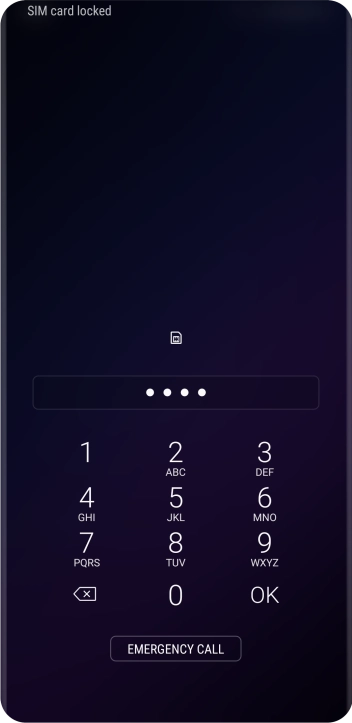 If you're asked to key in your PIN, do so and press OK. The default PIN is 1111.