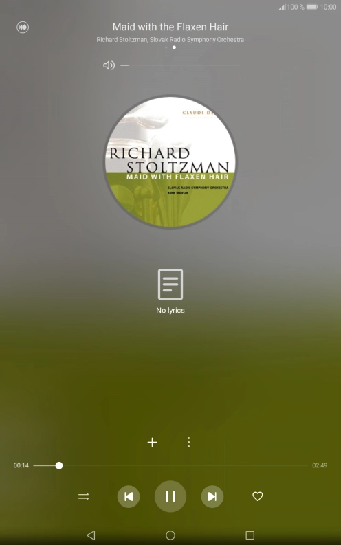 Press arrow right to go to the next audio file.