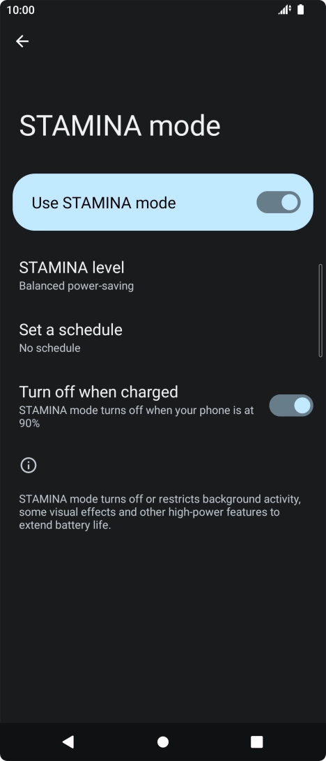 Press the Home key to return to the home screen.