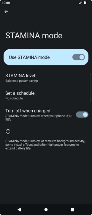 Press the Home key to return to the home screen.