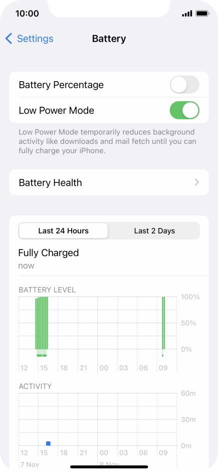 Slide your finger upwards starting from the bottom of the screen to return to the home screen.