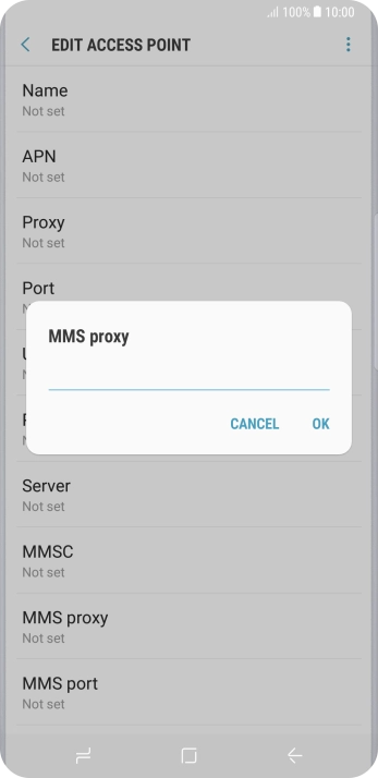 Key in 149.254.201.135 and press OK.
