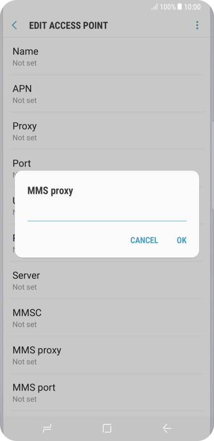 Key in 149.254.201.135 and press OK.