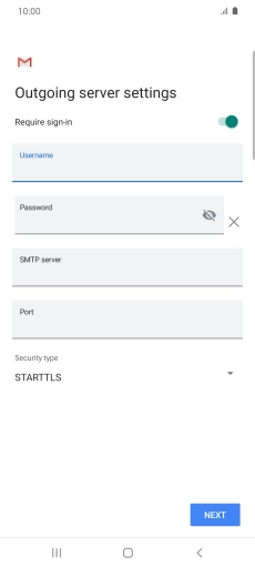 Press the field below 