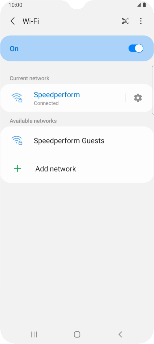 Press the Home key to return to the home screen.