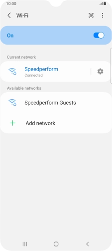 Press the Home key to return to the home screen.