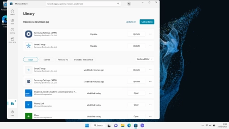 Click Update all and wait while your apps are updated.