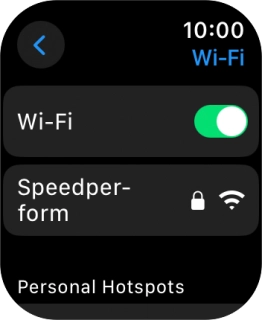Press the Digital Crown to return to the home screen.