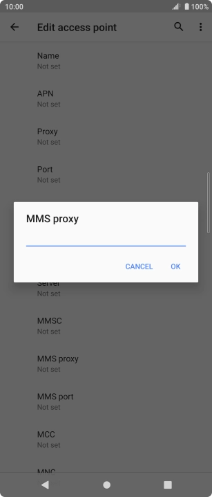 Key in 149.254.201.135 and press OK.