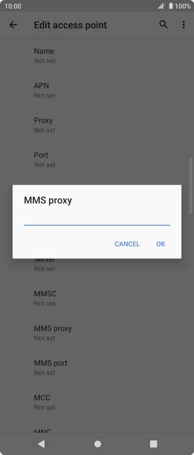 Key in 149.254.201.135 and press OK.
