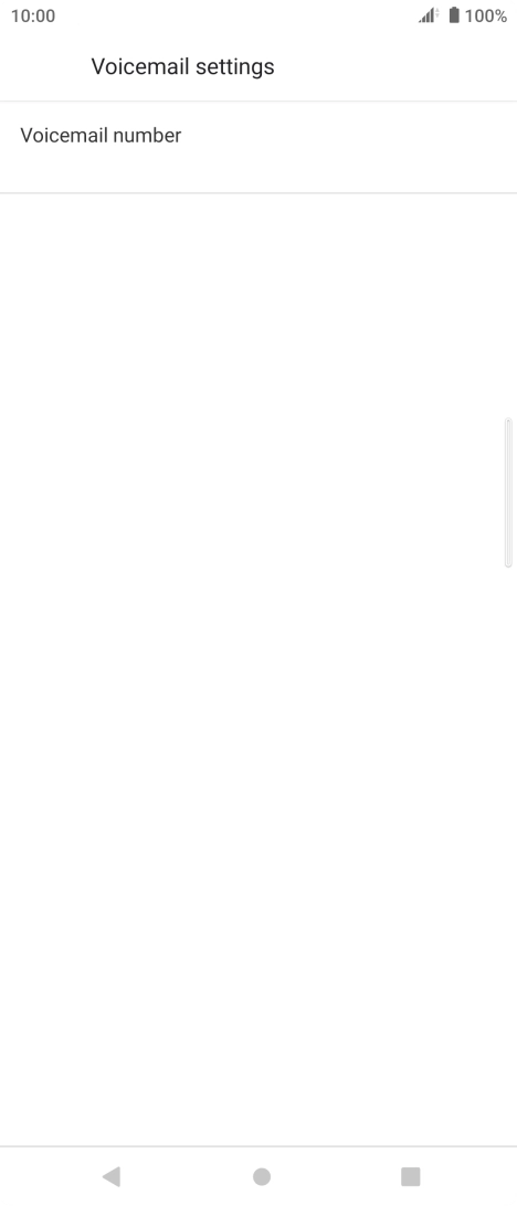 Press Voicemail number.