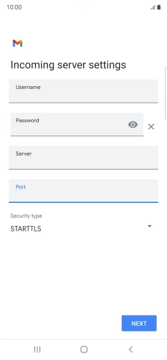 Press the drop down list below 