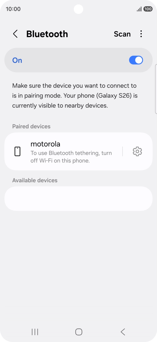 Press the Home key to return to the home screen.