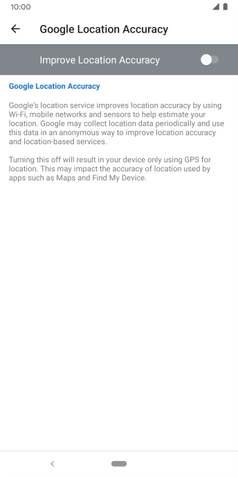 If you press the indicator next to 