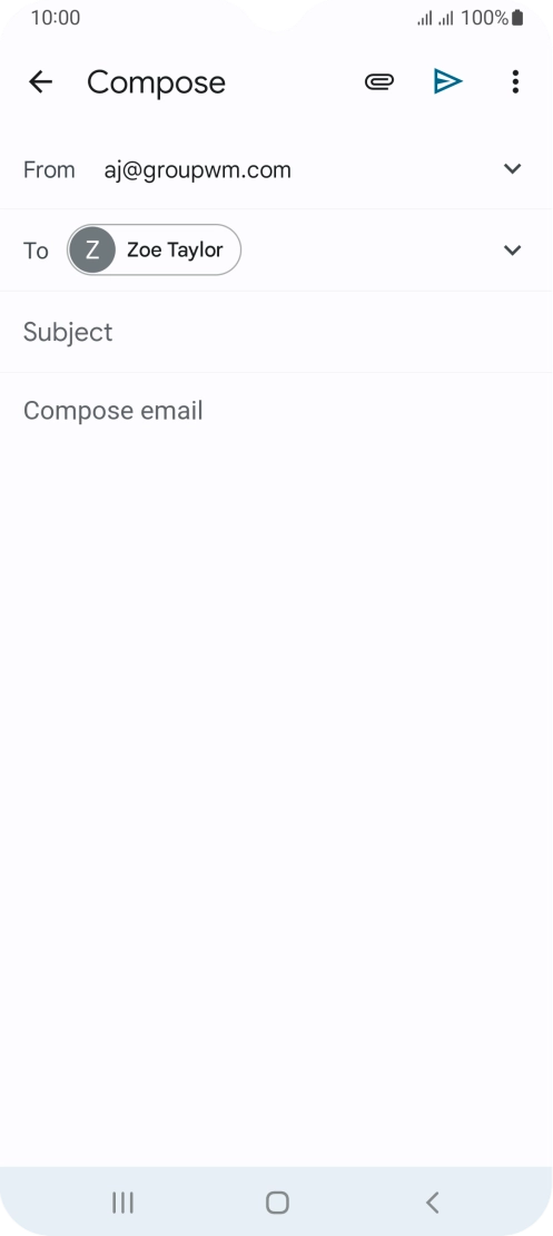 Press Subject and key in the required subject.