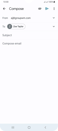 Press Subject and key in the required subject.