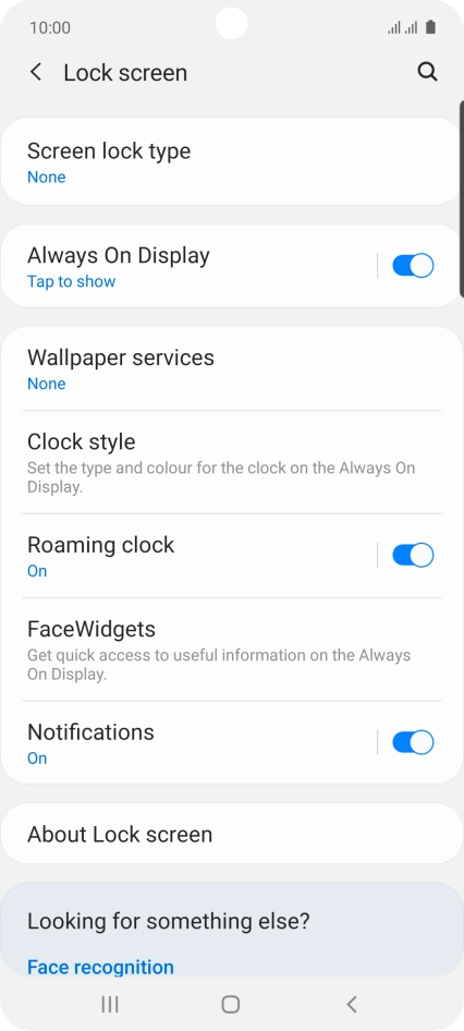 Press the Home key to return to the home screen.