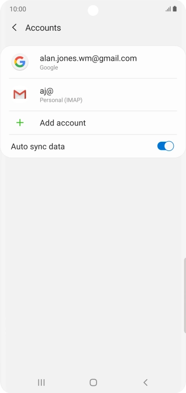 Press the Home key to return to the home screen.