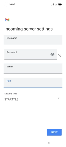 Press the drop down list below 