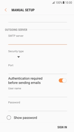 Press the drop down list below 