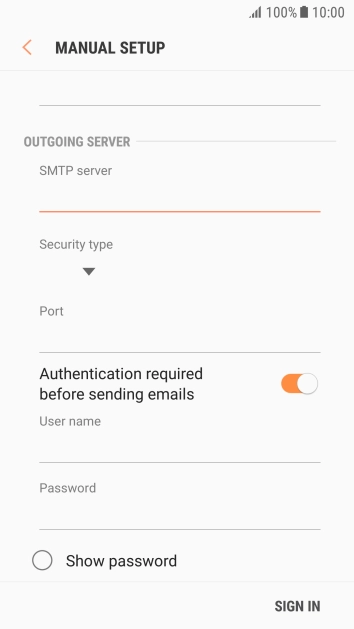 Press the drop down list below 