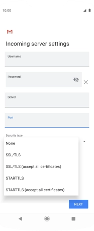 Press None to turn off the function.