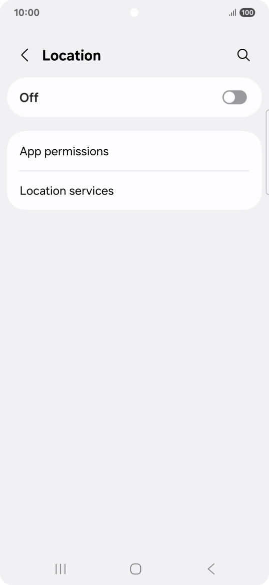 Press the indicator to turn the function on or off.