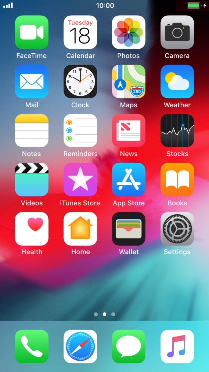 When the battery charging icon is displayed, the battery is charging.