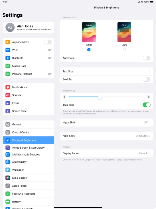 Press Accessibility.