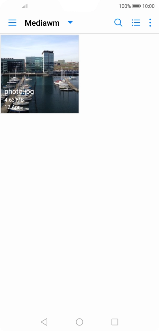 Press the required picture.