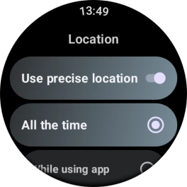 Press the Return key twice.