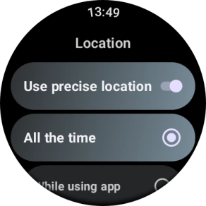 Press the Return key twice.