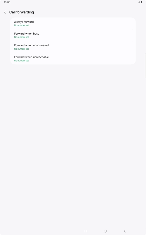 Press the Home key to return to the home screen.