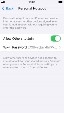 Press the Home key to return to the home screen.