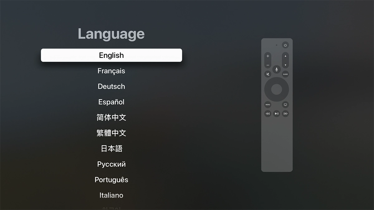 Highlight the required language.