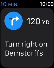 Follow the instructions on the screen to go to the required destination.