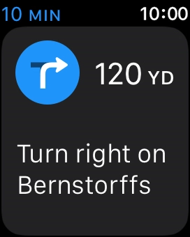 Follow the instructions on the screen to go to the required destination.