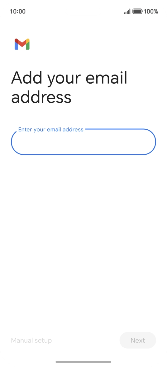 Press the field below 