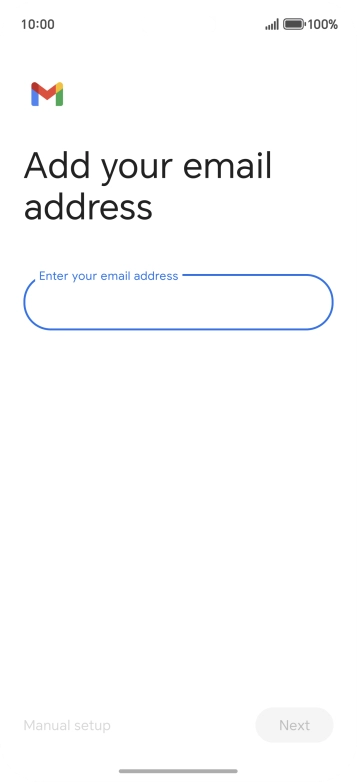 Press the field below 