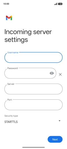Press the field below 