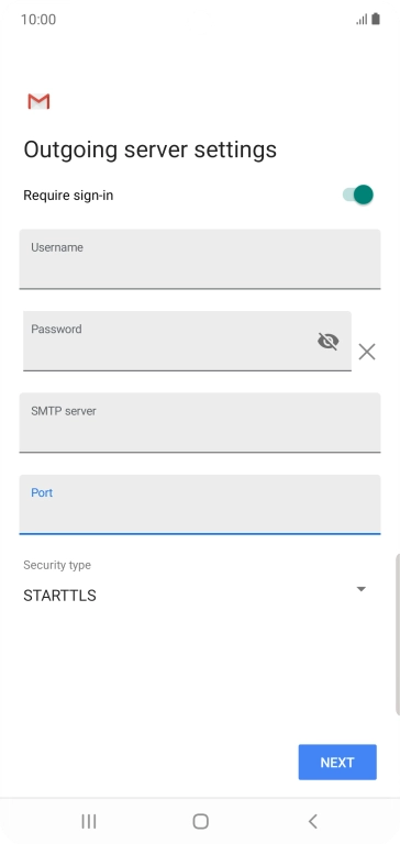 Press the drop down list below 