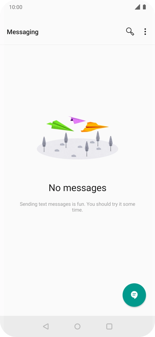 Press the new message icon.